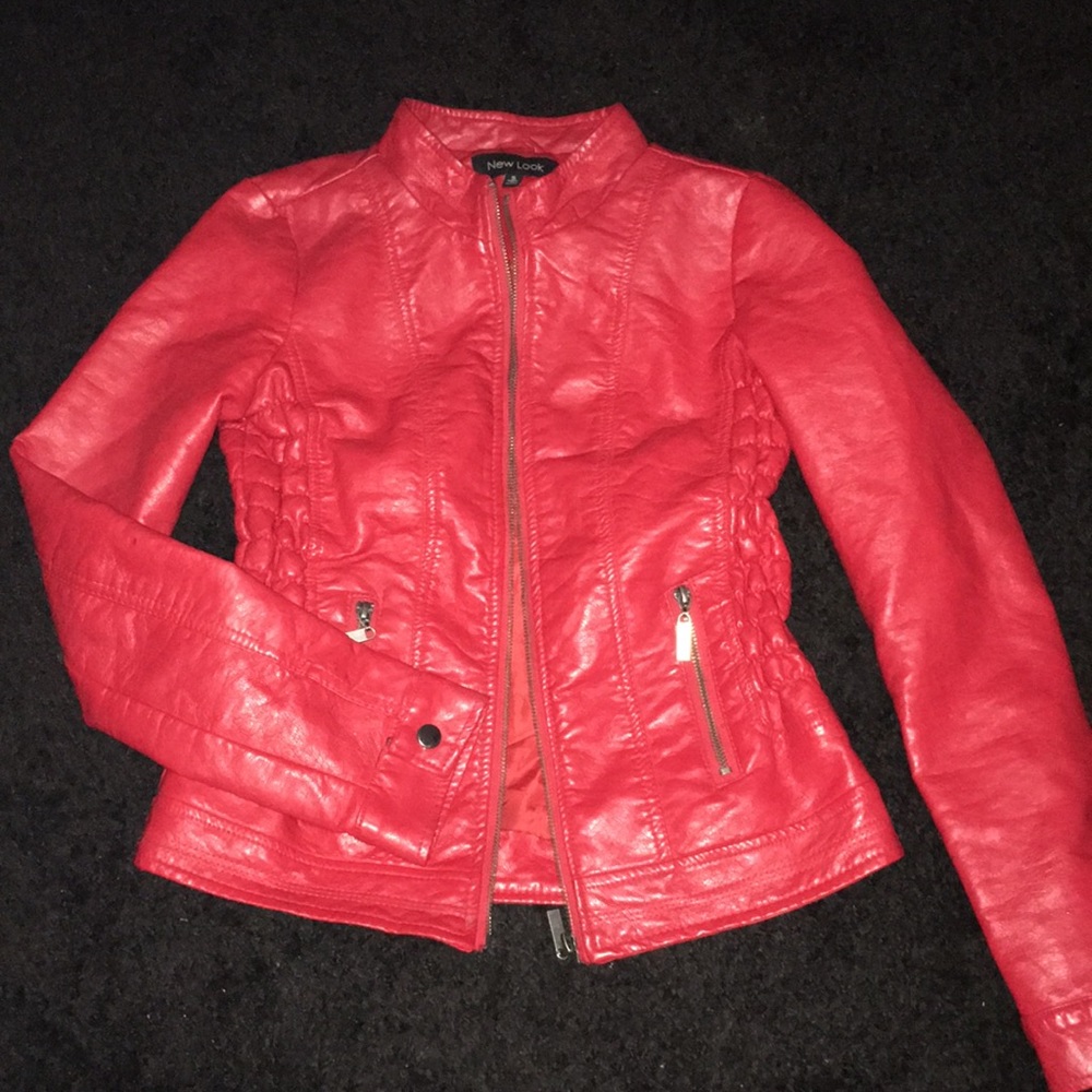 Red fitted sexy jacket